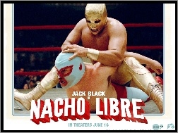 maski, ring, Nacho Libre, walka